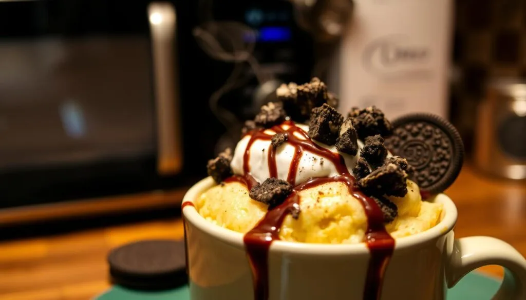 Oreo mug cake Oreo mug cake