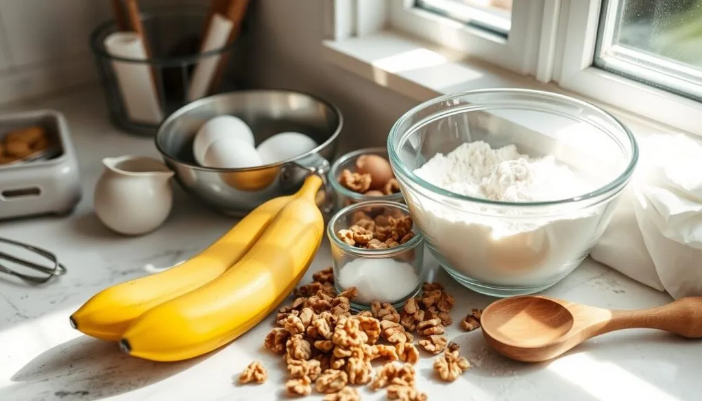Preparing Ingredients for Banana Bread Preparing Ingredients for Banana Bread